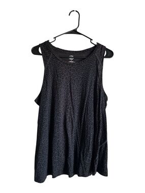 torrid Black Leopard-Print Tank Top
